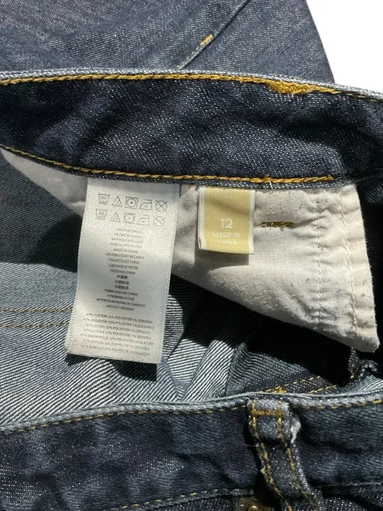 Michael Kors Women's Dark Blue Straight-Leg Jeans - Picture 6 of 6